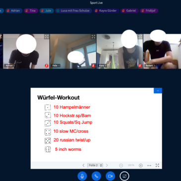 Online-Sport im Distanzunterricht