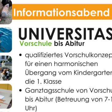 Informationsabend am 13.11. – UNIVERSITAS stellt sich vor