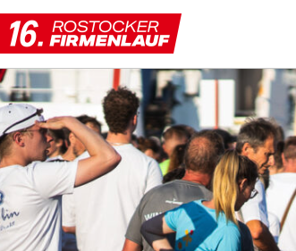 UNIVERSITAS startete erneut erfolgreich mit 2 Teams beim 16. Rostocker Firmenlauf